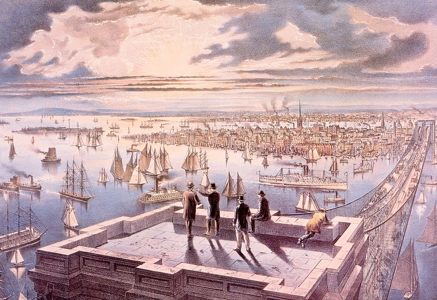 New York Harbor Viewed Photograph by Everett
