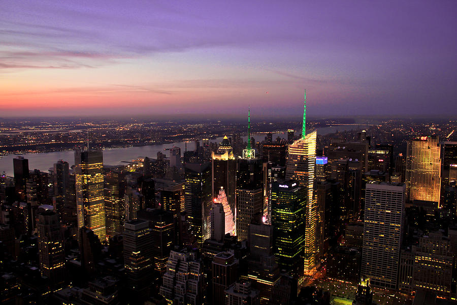 New York City Photograph - New York Lights by Ezequiel Rodriguez Baudo