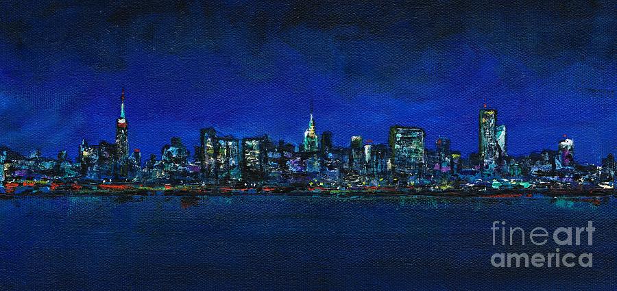 New York New York Painting by Frances Marino