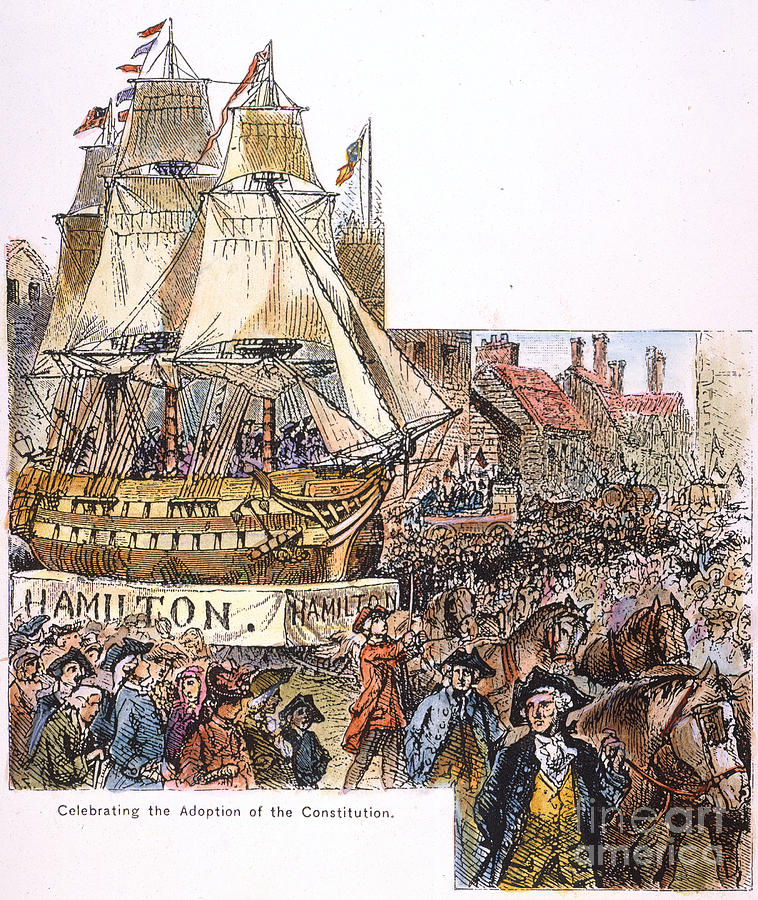 New York: Parade, 1788 Photograph by Granger