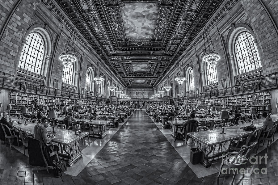 New York Public Library Main Reading Room IV Photograph by Clarence Holmes