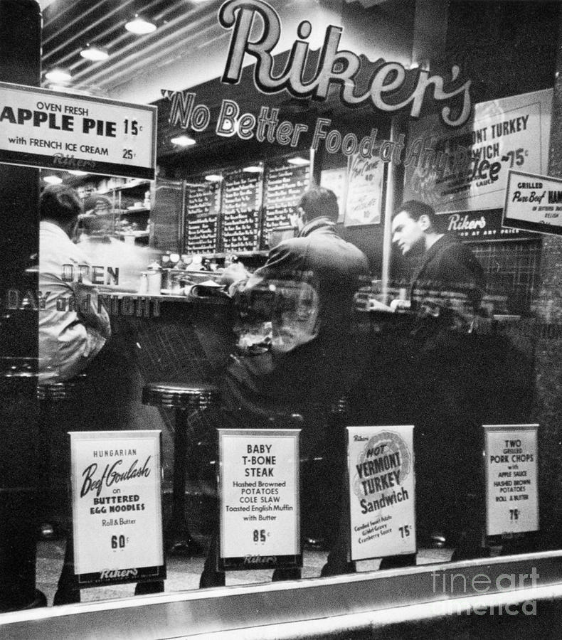 New York: Restaurant, 1948 Photograph by Granger