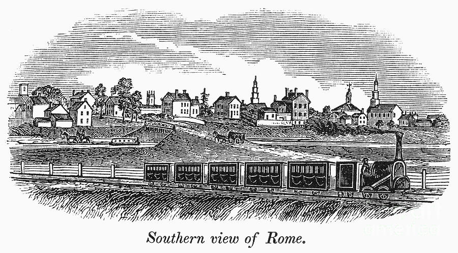 New York: Rome, 1842 Photograph by Granger