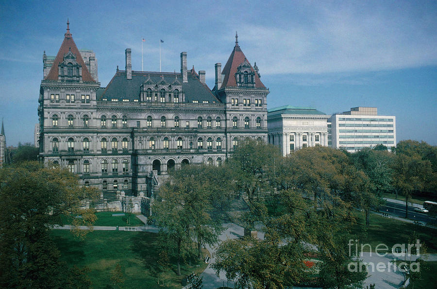 New York State Capitol Building Photograph by Photo Researchers
