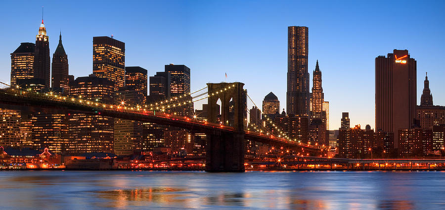 New York Twilight Photograph by Andria Patino