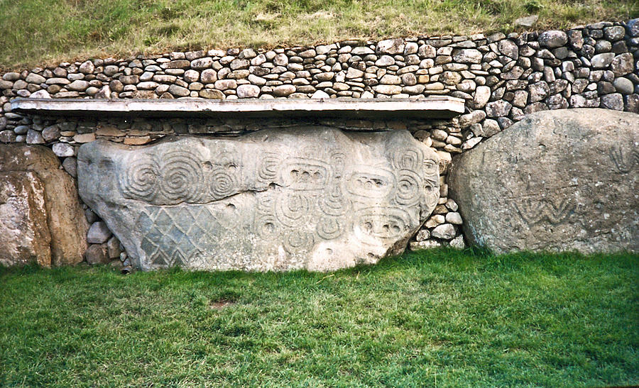 Newgrange Runes Photograph by Douglas Barnett - Fine Art America