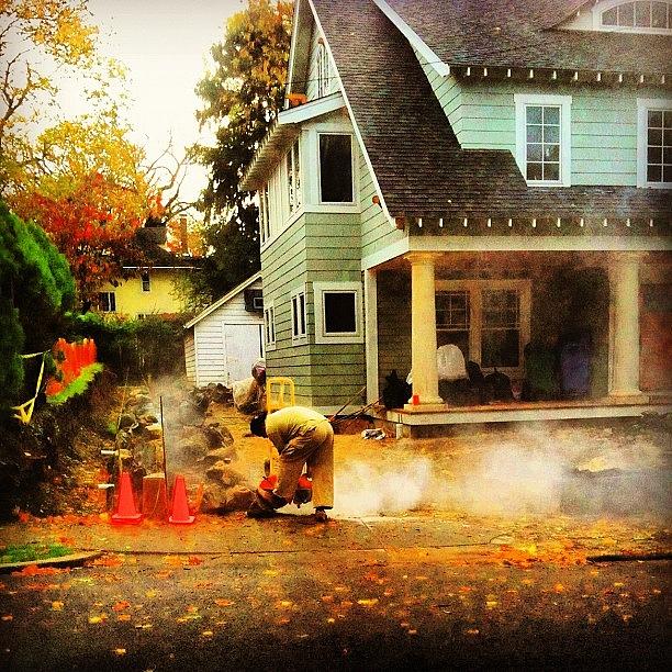 Cool Photograph - #newhouse #newton #menatwork by Nate Greenberg