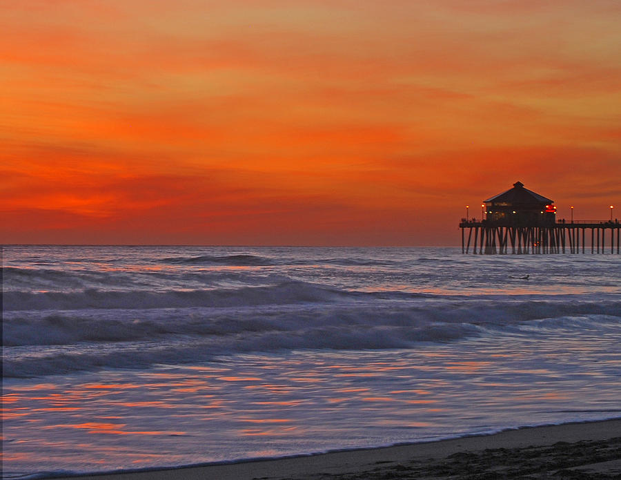 Sunset Photograph - Newport Beach by Mischelle Lorenzen