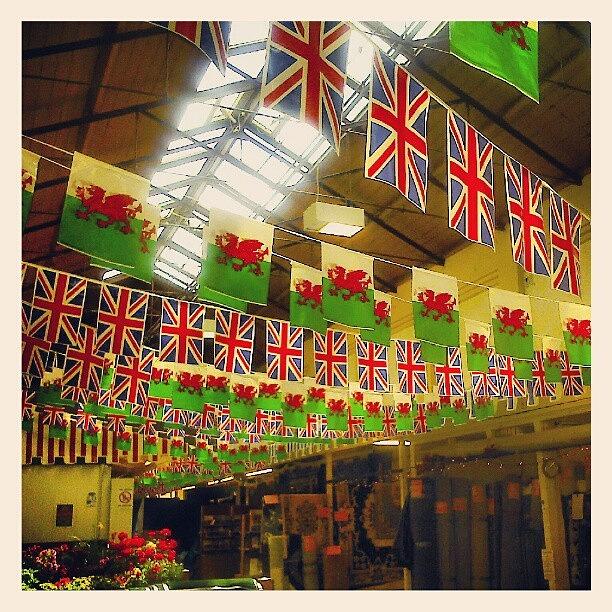 Flower Photograph - #newtown #market #now ... #flags by Linandara Linandara