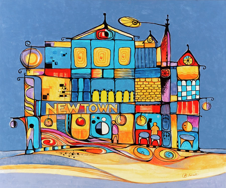 Newtown No.3 Painting by Ani Fine Art America