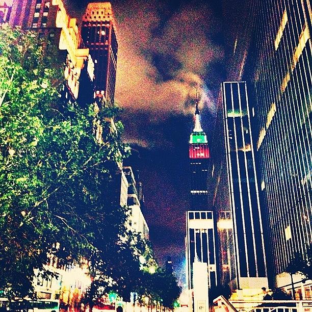 City Photograph - #newyork #newyorkcity #nyc #night #city by Katie Destefano
