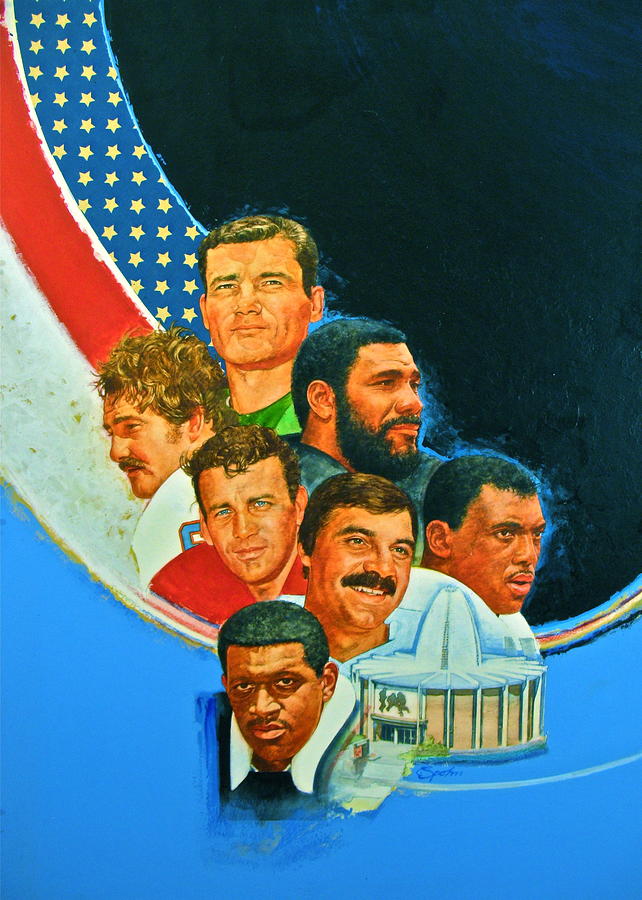 NFL Hall Of Fame Game Day Cover Painting by Cliff Spohn