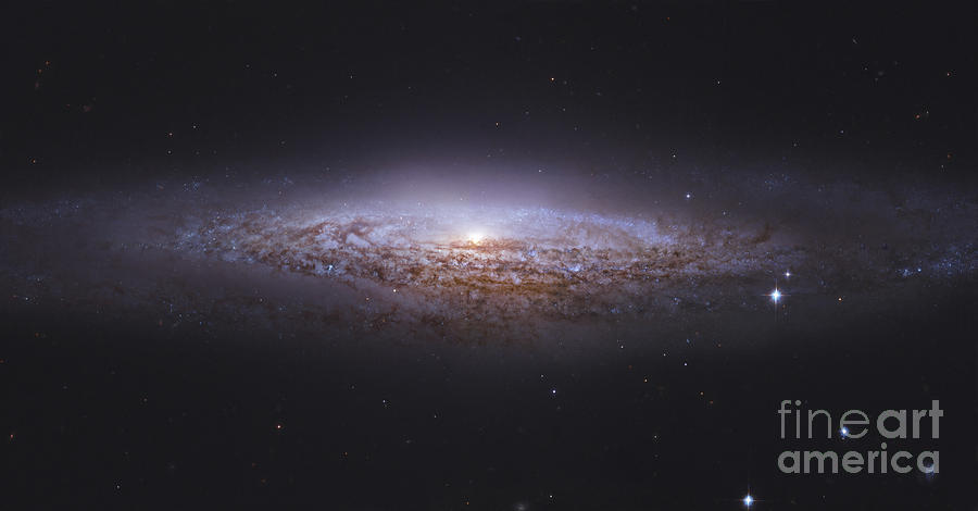 Ngc 2683, Unbarred Spiral Galaxy Photograph