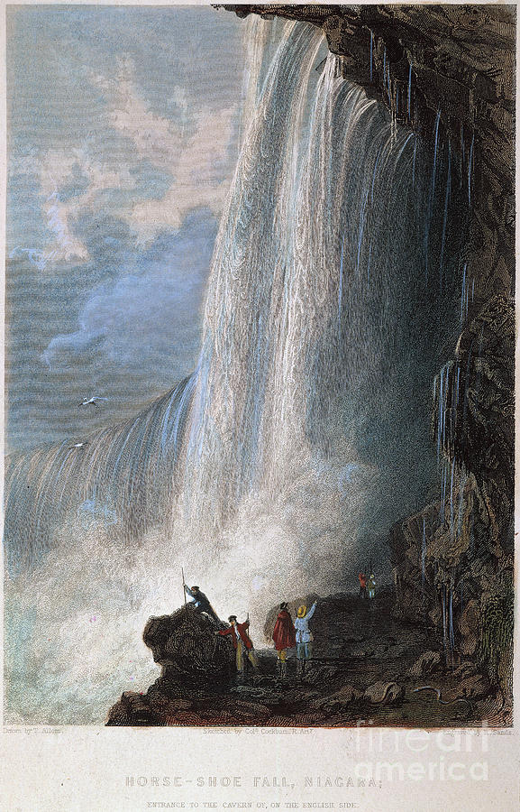Niagara Falls, 1835 Photograph by Granger