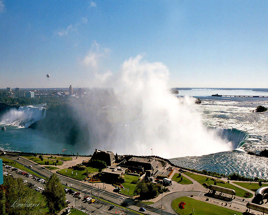 Waterfall Photograph - Niagara Falls From Above by Diana Haronis