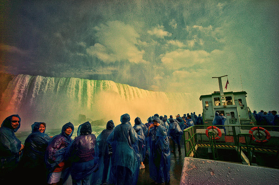 Niagara Falls From The Deck Maid Of The Mist Photograph by Lawrence Christopher