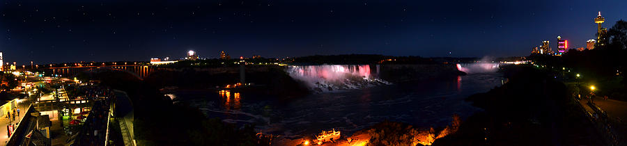 Niagara Falls Panoramic Photograph by Rafay Zafer
