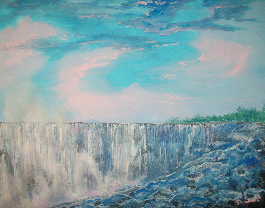Niagara Falls Painting by Raymond Doward
