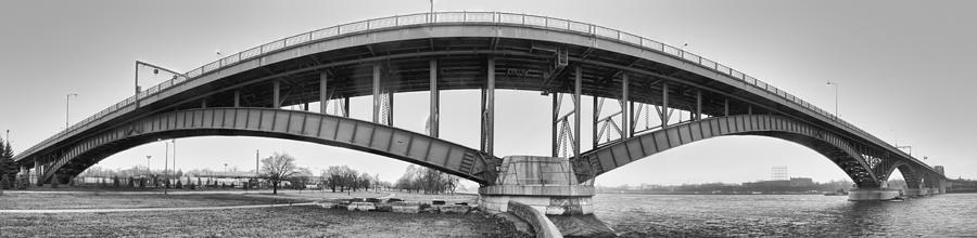 Niagara River Peace Bridge Photograph by Guy Whiteley