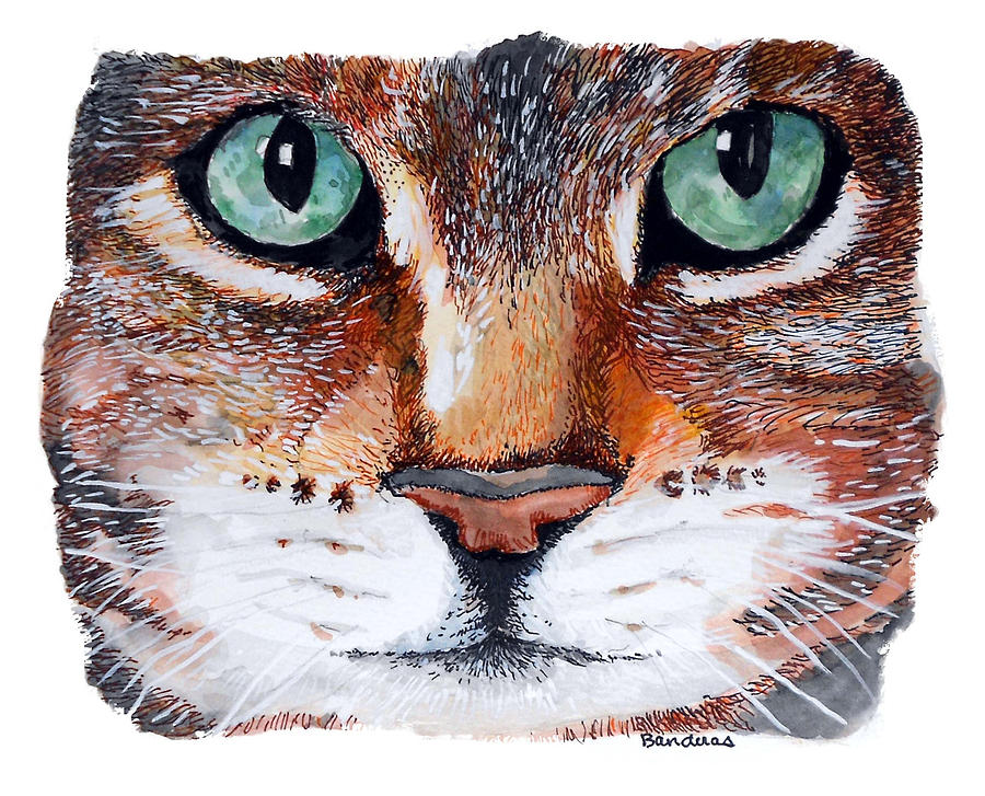Nice Kitty Painting by Terry Banderas