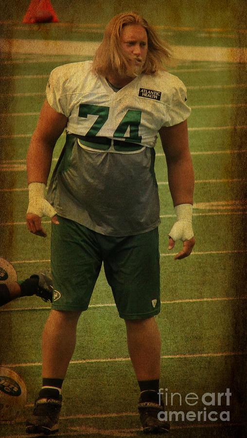 Nick Mangold - The New York Jets Photograph by Lee Dos Santos