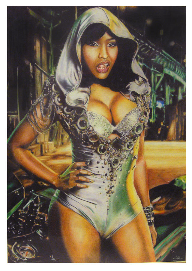 Nicki Minaj Drawing By Eric Witman