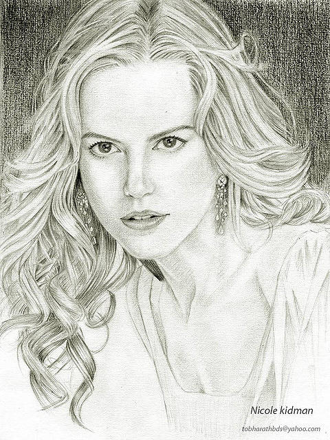 Nicole Kidman Painting by Bharath Reddy - Fine Art America