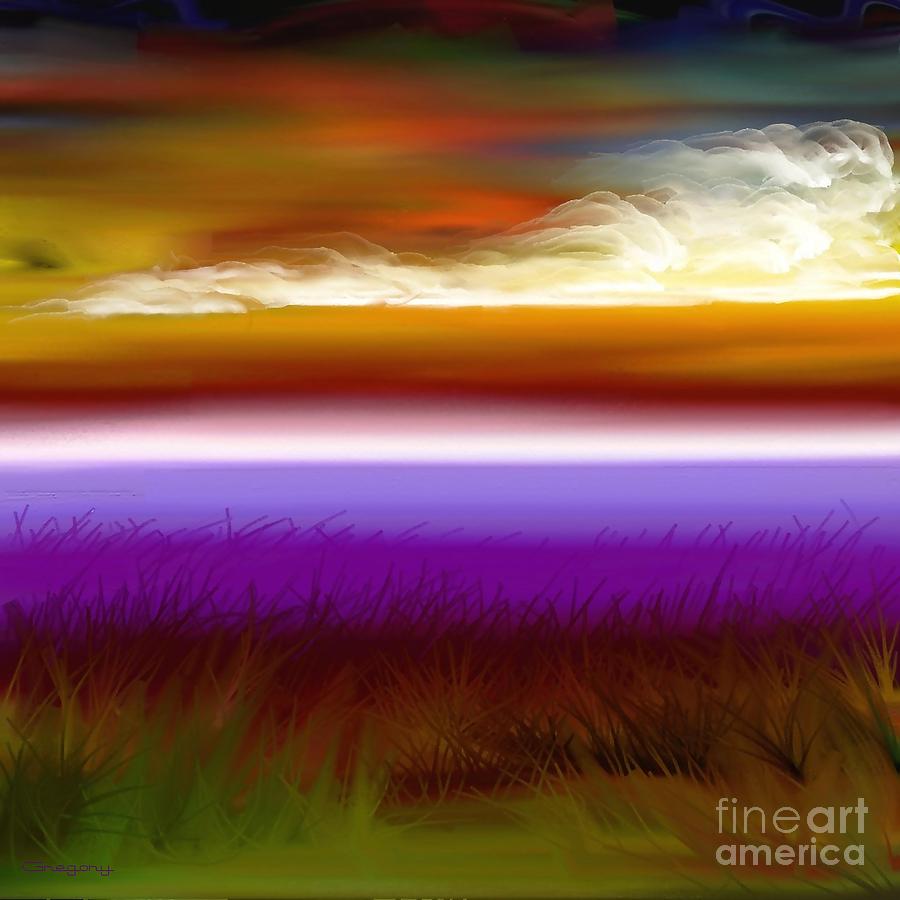 Sunset Digital Art - Night Falls by Greg Moores