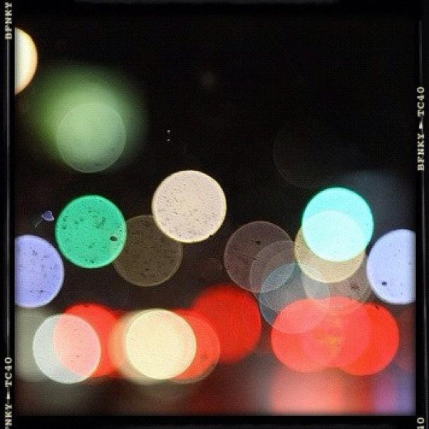 Abstract Photograph - Night Lights by Jen Caruso