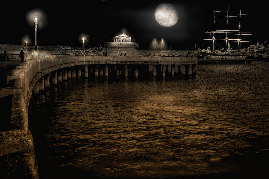 Night Port Photograph by Michael Cleere