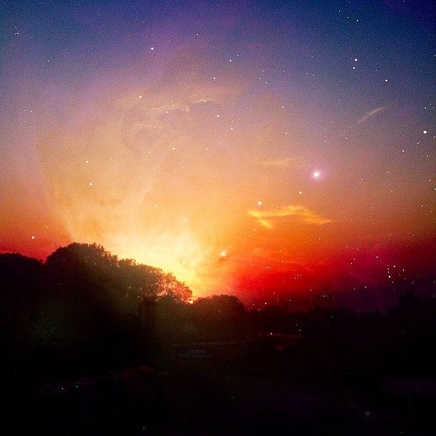 England Photograph - Night Sky 🌄 #sundown #sky #sun by Rob Harris