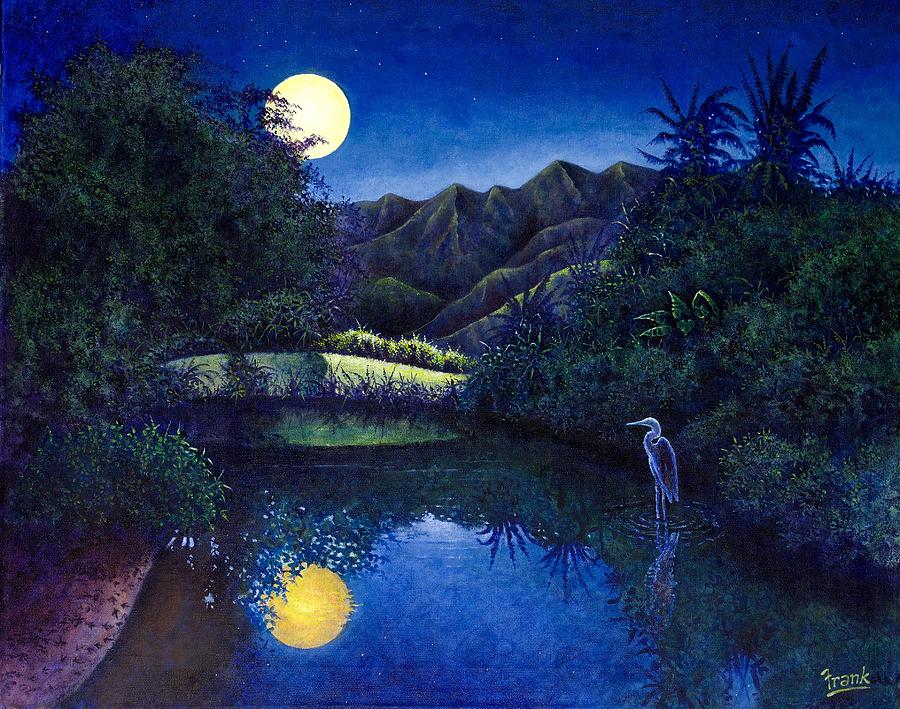 Nightfall in the Tropics Painting by Michael Frank