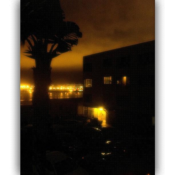 Landscape Photograph - #nighttime #cityscape From The #balcony by Debi Tenney