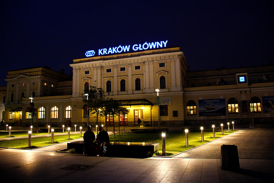 Architecture Photograph - Nighttime in Krakow by Kamil Swiatek
