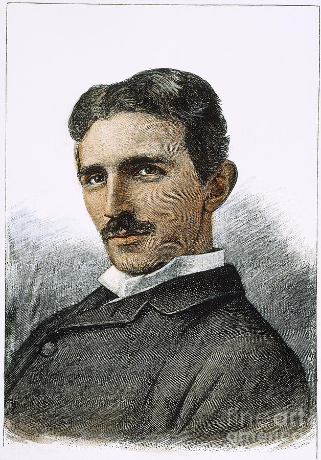 Nikola Tesla (1856-1943) Photograph by Granger