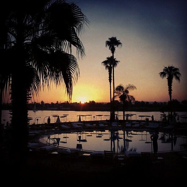 Sunset Photograph - Nile River, Safaga, Egypt by Go Takey