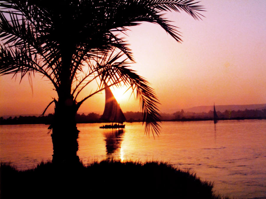 Nile Sunset Photograph by Kurt Van Wagner