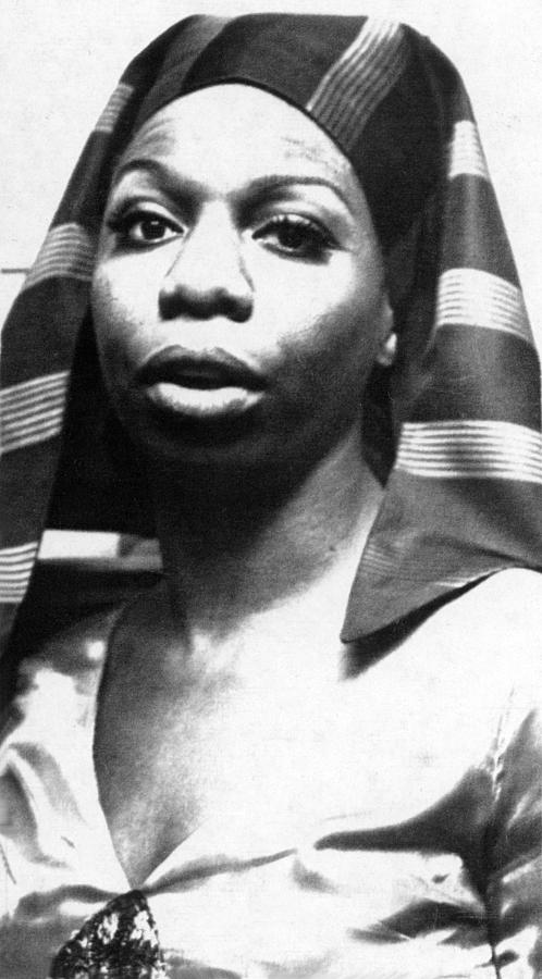 Portrait Photograph - Nina Simone, 1978 by Everett