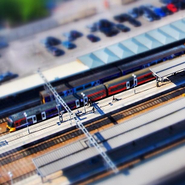 Train Photograph - No Better Subject For A Tilt-shift Than by Carl Milner