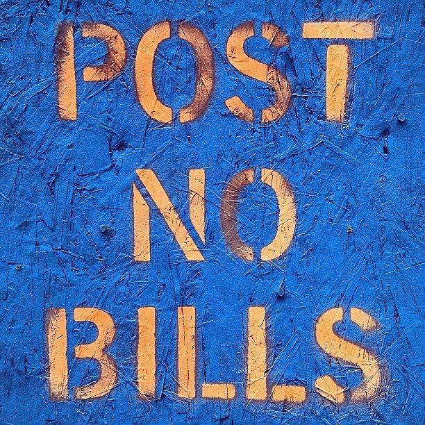 No Bills Photograph by Randy Lemoine