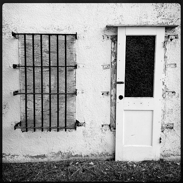 Watts Photograph - No Entrance #yegdt  #hipstamatic #watts by Jolanda Thomas