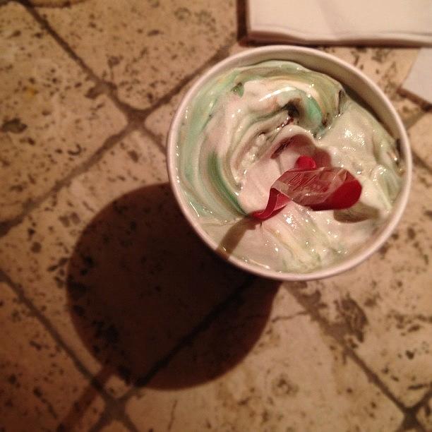 Spoon Still Life Photograph - No Filter On This Yummy Treat 😍 #dq by Emily W