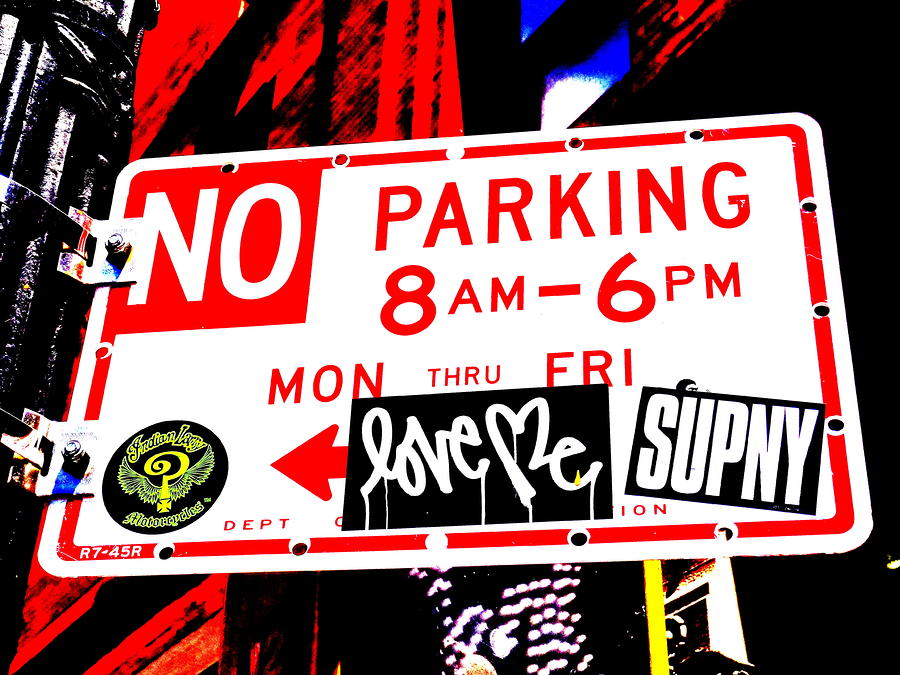 No Parking In New York City  Photograph by Funkpix Photo Hunter
