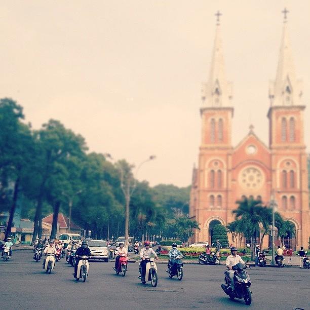 Bikes Photograph - No Pedestrians In Vietnam, Just by Gabriel Kang