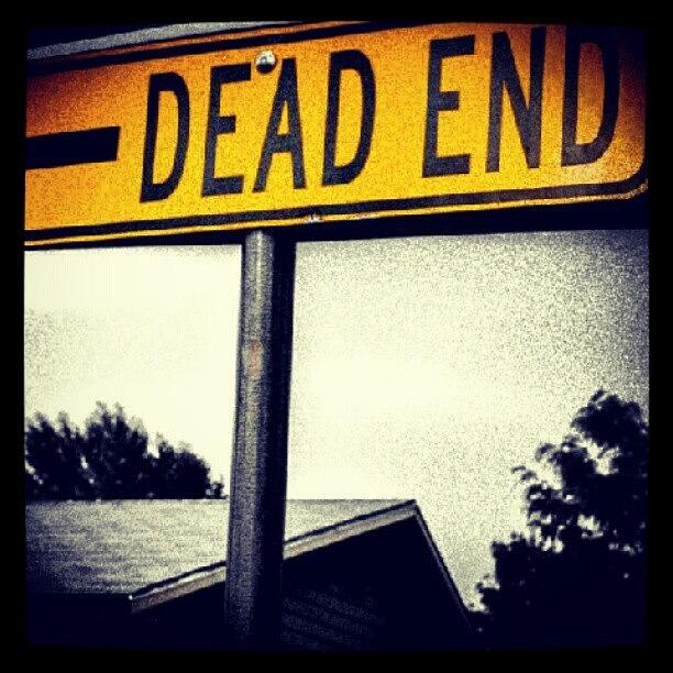 Summer Photograph - No. Way. Out. #dead #end #deadend by Becca Watters