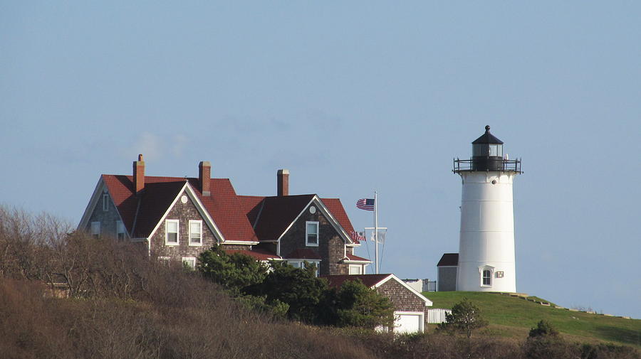 Nobska Lighthouse Cape Cod Photograph by Loretta Pokorny