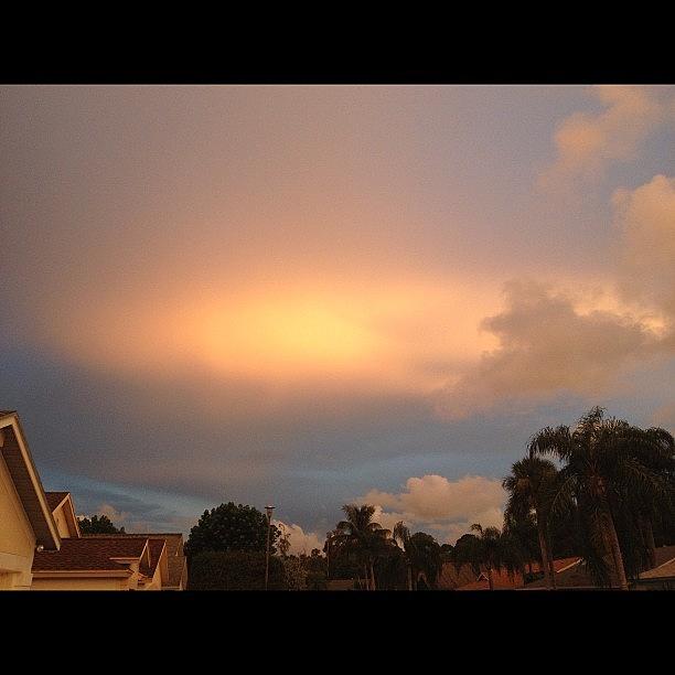 Sunset Photograph - #nofilter #sunset #clouds #florida #sky by Eric Dryer