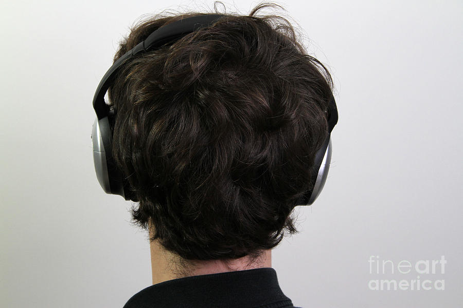 Noise-canceling Headphones Photograph by Photo Researchers, Inc.