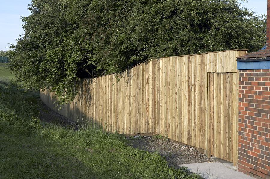 Noise-reducing Fence Photograph by Mark Sykes - Fine Art America