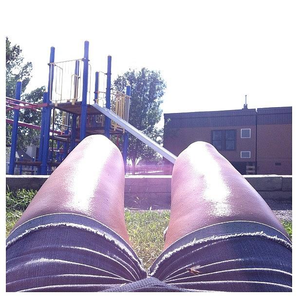#nonfilter Tanning In The Playground Photograph by Ange Exile DuParadis